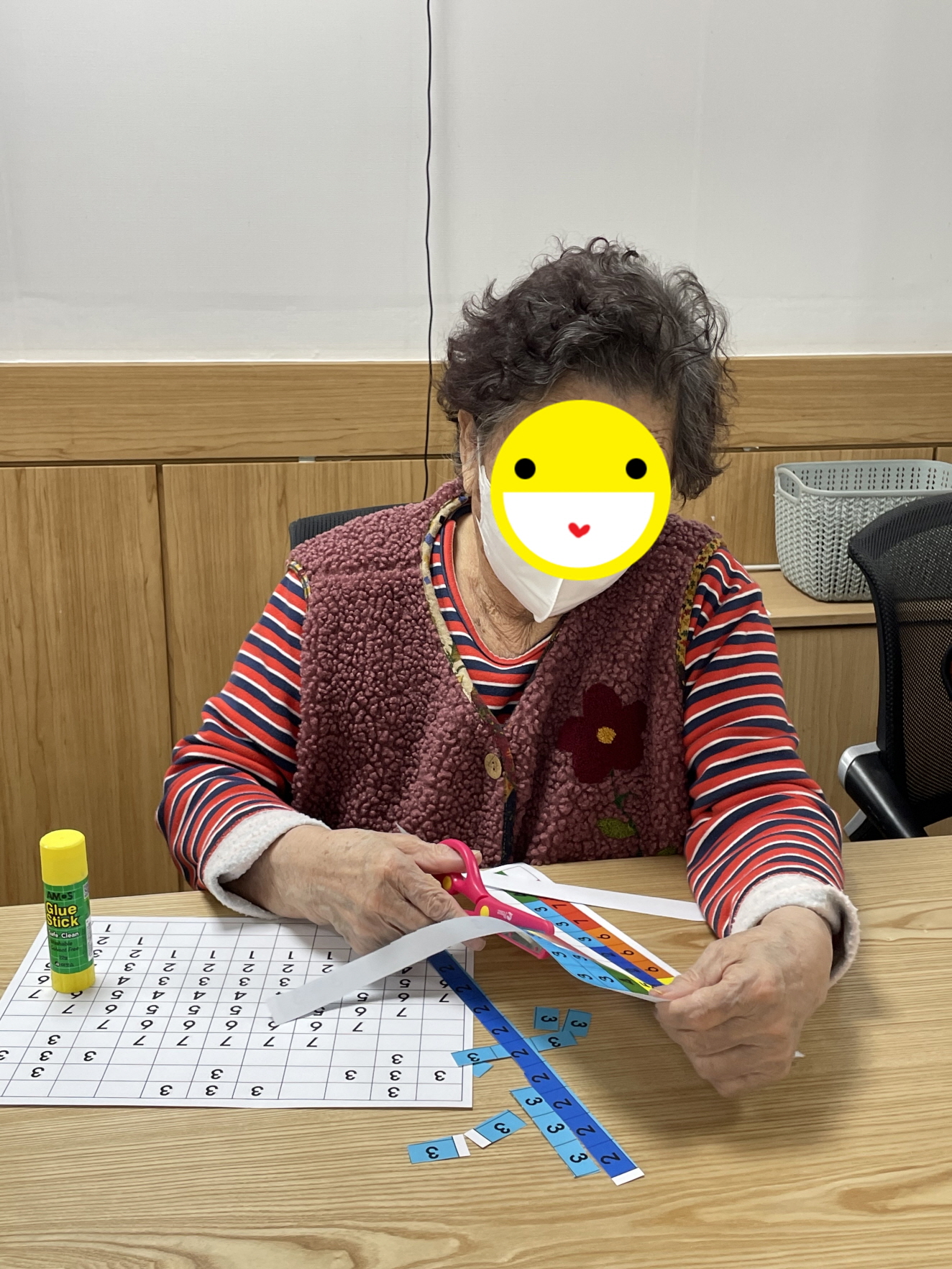 23.11.13. (월) _ 무지개 색종이자수